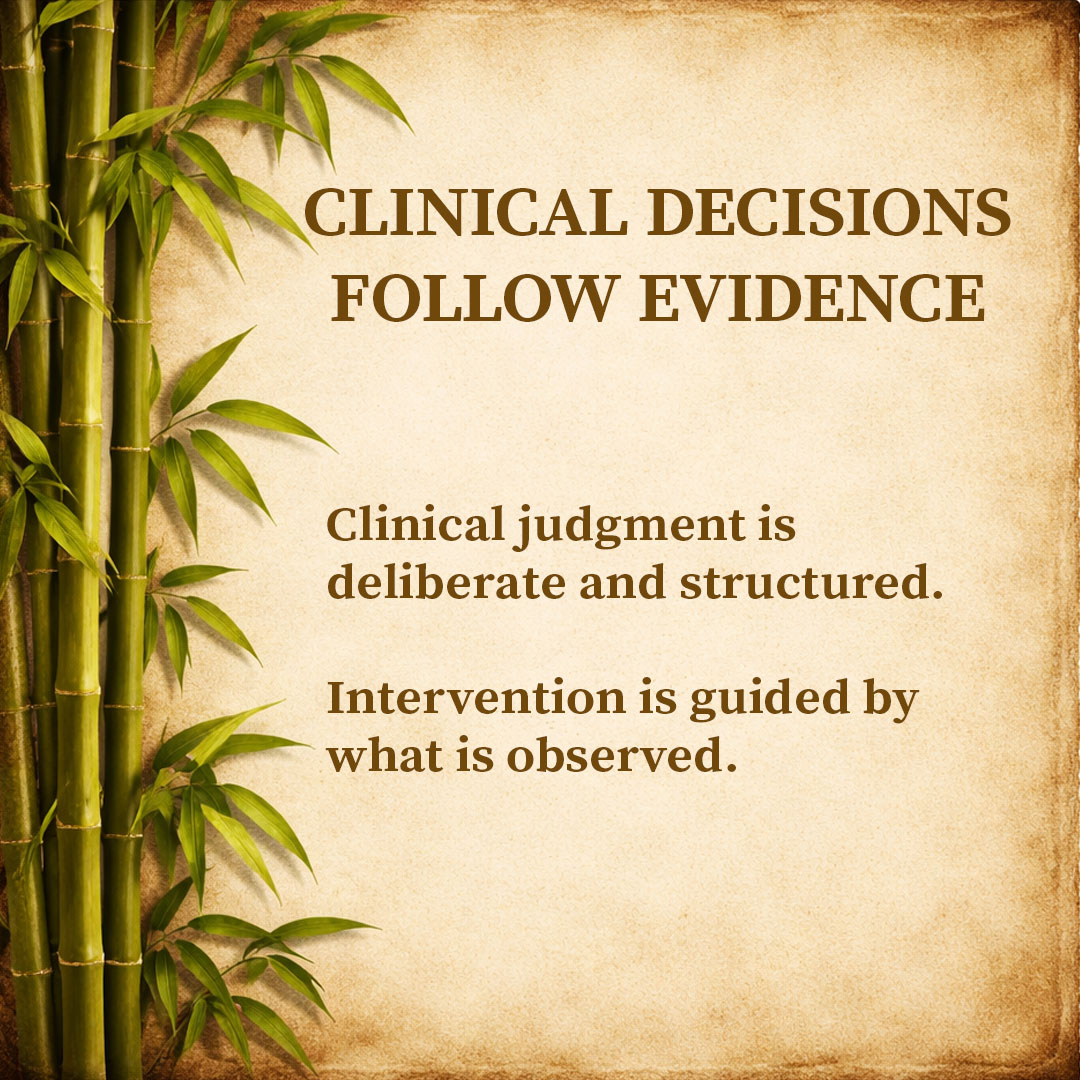 Clinical Decisions Follow Evidence