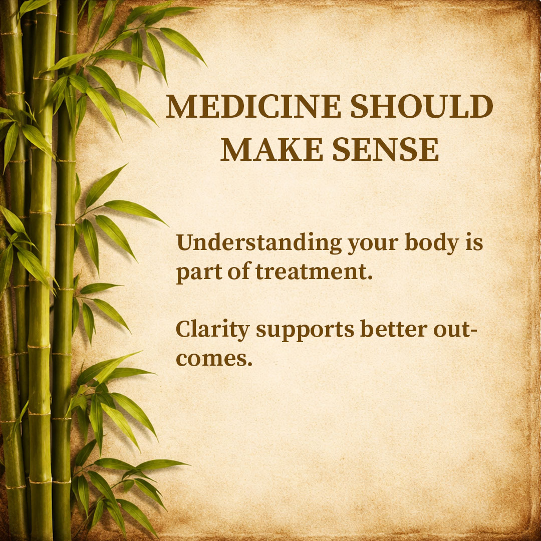 Medicine Should Make Sense